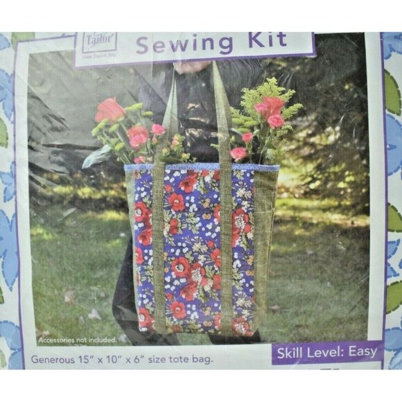 June Tailor Inc Large Weekender Bag Sewing Kit Wild Crimson Easy Level (New) - Picture 2 of 4